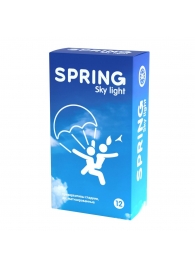 Ультратонкие презервативы SPRING SKY LIGHT - 12 шт. - SPRING - купить с доставкой в Обнинске