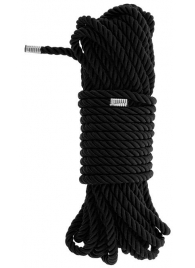 Черная веревка для бондажа BONDAGE ROPE - 10 м. - Dream Toys - купить с доставкой в Обнинске