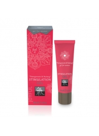 Возбуждающий интимный гель для двоих STIMULATION GEL Pomegranate   Nutmeg - 30 мл. - Shiatsu - купить с доставкой в Обнинске