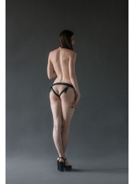 Черные трусики Better с анальной насадкой - 8 см. - Lola Games - купить с доставкой в Обнинске