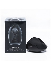 Черный инновационный мужской вибратор PULSE SOLO ESSENTIAL - Hot Octopuss - в Обнинске купить с доставкой