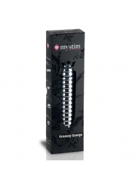 Рельефный фаллос для интенсивного электросекса Groovey George - 20 см. - MyStim - купить с доставкой в Обнинске