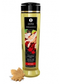 Массажное масло с ароматом кленового сиропа Organica Maple Delight - 240 мл. - Shunga - купить с доставкой в Обнинске