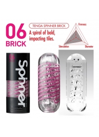 Мастурбатор SPINNER Brick - Tenga - в Обнинске купить с доставкой