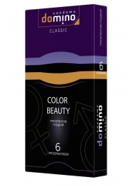 Разноцветные презервативы DOMINO Colour Beauty - 6 шт. - Domino - купить с доставкой в Обнинске