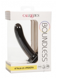 Черный анальный стимулятор Silicone Smooth Probe - 15,25 см. - California Exotic Novelties - купить с доставкой в Обнинске