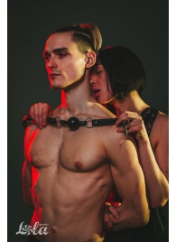Черный кляп Love Addict на замочке - Lola Games - купить с доставкой в Обнинске
