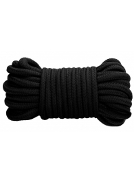 Черная веревка для связывания Thick Bondage Rope -10 м. - Shots Media BV - купить с доставкой в Обнинске