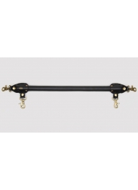 Черная распорка для ног Bound to You Faux Leather Spreader Bar - 50,8 см. - Fifty Shades of Grey - купить с доставкой в Обнинске