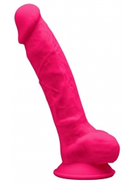 Розовый фаллоимитатор-реалистик Premium Dildo 7  Model 1 Premium - 17,5 см. - Adrien Lastic