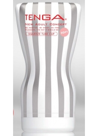 Мастурбатор TENGA Squeeze Tube Cup Soft - Tenga - в Обнинске купить с доставкой