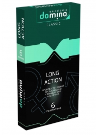 Презервативы с пролонгирующим эффектом DOMINO Classic Long action - 6 шт. - Domino - купить с доставкой в Обнинске