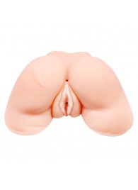 Телесная вибровагина Julie с 2 рабочими отверстиями - Baile - в Обнинске купить с доставкой