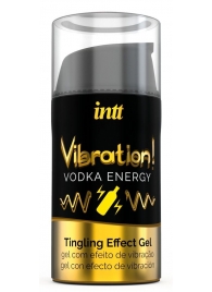 Жидкий интимный гель с эффектом вибрации Vibration! Vodka Energy - 15 мл. - INTT - купить с доставкой в Обнинске