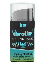 Жидкий интимный гель с эффектом вибрации Vibration! Gin   Tonic - 15 мл. - INTT - купить с доставкой в Обнинске