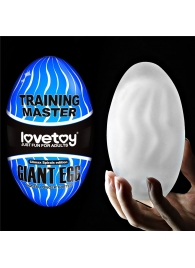 Мастурбатор-яйцо Giant Egg Climax Spirals Edition - Lovetoy - в Обнинске купить с доставкой