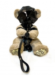 Оригинальный плюшевый мишка в маске и наручниках - БДСМ Арсенал - купить с доставкой в Обнинске