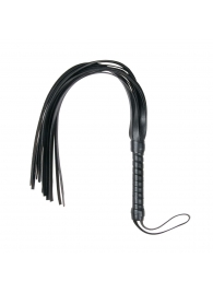 Черный флоггер Flogger Whip - 46 см. - Easy toys - купить с доставкой в Обнинске