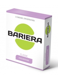 Классические презервативы Bariera Classic - 3 шт. - Bariera - купить с доставкой в Обнинске