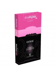 Презервативы с точками и рёбрышками DOMINO Classic Extase - 6 шт. - Domino - купить с доставкой в Обнинске