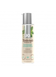 Массажное масло с ароматом перечной мяты и эвкалипта JO Naturals Peppermint   Eucalyptus - 120 мл. - System JO - купить с доставкой в Обнинске