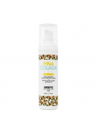 Разогревающее массажное масло с ароматом пина колада Gourmet Pina Colada - 50 мл. - Exsens - купить с доставкой в Обнинске