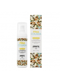 Разогревающее массажное масло с ароматом пина колада Gourmet Pina Colada - 50 мл. - Exsens - купить с доставкой в Обнинске