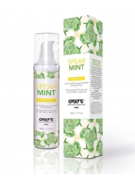 Разогревающее массажное масло Gourmet Spearmint Organic с органическими ингредиентами - 50 мл. - Exsens - купить с доставкой в Обнинске