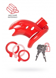 Красный мужской пояс верности из пластика - ToyFa - купить с доставкой в Обнинске