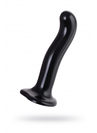 Черный стимулятор для пар P G-Spot Dildo Size M - 18 см. - Strap-on-me - в Обнинске купить с доставкой