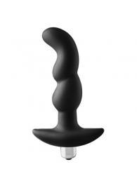 Черная вибропробка для простаты FantASStic Vibrating Prostate Plug - 14,5 см. - Dream Toys - в Обнинске купить с доставкой