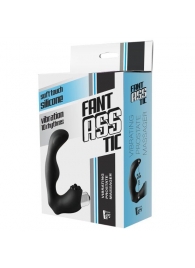 Черный вибромассажер простаты FantASStic Vibrating Prostate Massager - 11,3 см. - Dream Toys - в Обнинске купить с доставкой