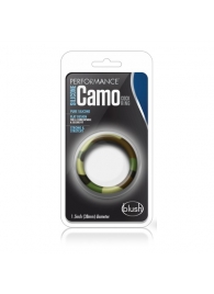 Эрекционное кольцо камуфляжной расцветки Silicone Camo Cock Ring - Blush Novelties - в Обнинске купить с доставкой