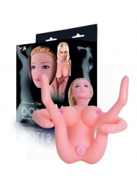 Надувная секс-кукла с реалистичной головой и поднятыми ножками - ToyFa - в Обнинске купить с доставкой