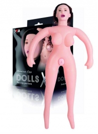 Надувная секс-кукла брюнетка с реалистичной головой - ToyFa - в Обнинске купить с доставкой
