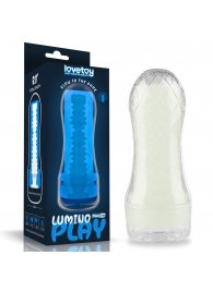 Светящийся в темноте мастурбатор Lumino Play Masturbator Ribbed - Lovetoy - в Обнинске купить с доставкой