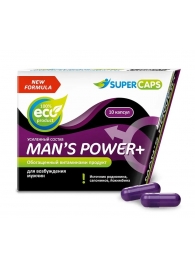 Возбуждающее средство для мужчин Mans Power plus - 10 капсул (0,35 гр.) +1 в подарок - SuperCaps - купить с доставкой в Обнинске