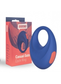 Синее эрекционное кольцо RRRING Casual Date Cock Ring - FeelzToys - в Обнинске купить с доставкой