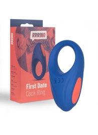 Синее эрекционное кольцо RRRING First Date Cock Ring - FeelzToys - в Обнинске купить с доставкой