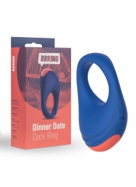 Синее эрекционное кольцо RRRING Dinner Date Cock Ring - FeelzToys - в Обнинске купить с доставкой