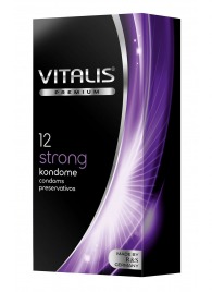 Презервативы с утолщённой стенкой VITALIS PREMIUM strong - 12 шт. - Vitalis - купить с доставкой в Обнинске