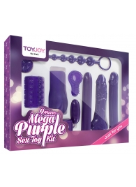 Эротический набор Toy Joy Mega Purple - Toy Joy - купить с доставкой в Обнинске