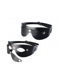 Черная кожаная маска  Новичок - Sitabella - купить с доставкой в Обнинске