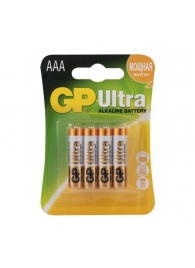 Батарейки алкалиновые GP Ultra Alkaline 24А AАA/LR03 - 4 шт. - Элементы питания - купить с доставкой в Обнинске
