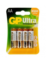 Батарейки алкалиновые GP Ultra Alkaline AA/LR6 - 4 шт. - Элементы питания - купить с доставкой в Обнинске