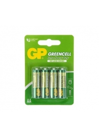 Батарейки солевые GP GreenCell AA/R6G - 4 шт. - Элементы питания - купить с доставкой в Обнинске