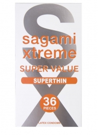 Ультратонкие презервативы Sagami Xtreme Superthin - 36 шт. - Sagami - купить с доставкой в Обнинске