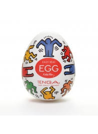 Мастурбатор-яйцо Keith Haring EGG DANCE - Tenga - в Обнинске купить с доставкой