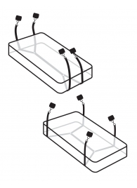 Фиксаторы для кровати WRAPAROUND MATTRESS RESTRAIN - Pipedream - купить с доставкой в Обнинске