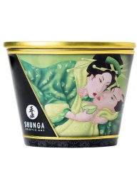 Массажная свеча Exotic Green Tea с ароматом зелёного чая - 170 мл. - Shunga - купить с доставкой в Обнинске